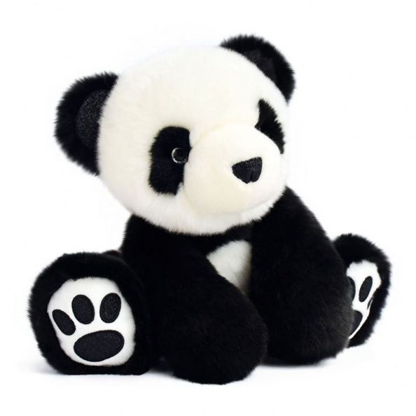  so chic peluche panda noir 25 cm 